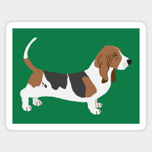 Basset hound dog Sticker